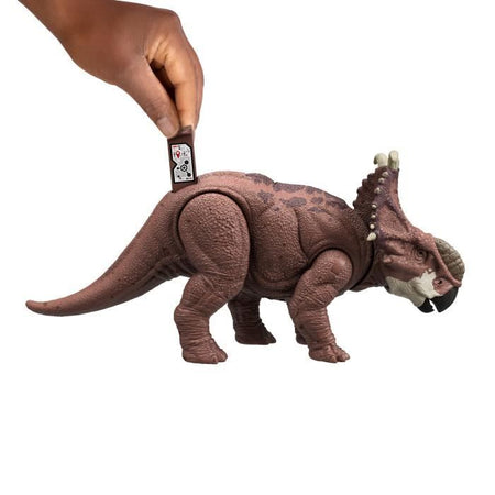 Jurassic World - Pachyrhinosaurus Ruggito feroce - Figura d'azione HTK72