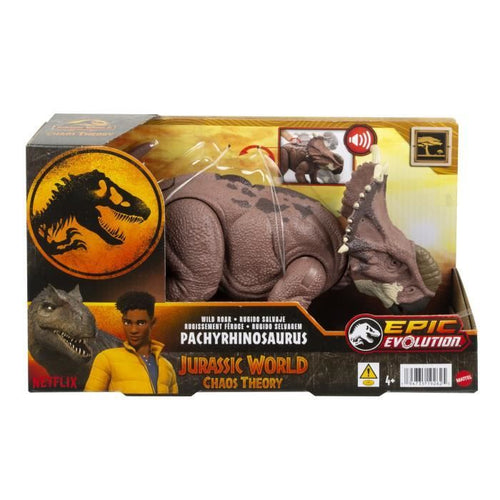 Jurassic World - Pachyrhinosaurus Ruggito feroce - Figura d'azione HTK72