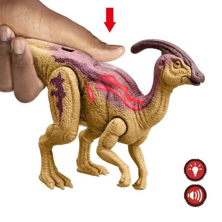Jurassic World - Parasaurolophus Fierce Roar - Figura d'azione HTK75