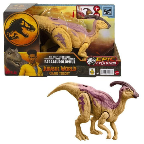 Jurassic World - Parasaurolophus Fierce Roar - Figura d'azione HTK75