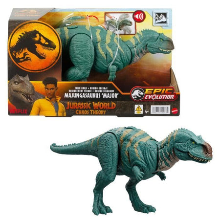 Jurassic World - Majungasaurus Fierce Roar - Figura d'azione HTK76