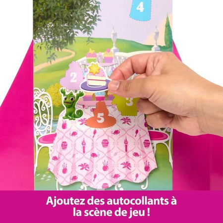 Mattel-Principesse Disney Spin & Reveal-Raperonzolo bambola con sorprese HTV86