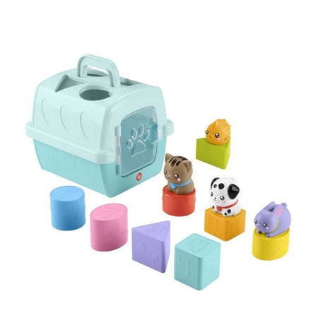Fisher-Price-Sorter Trasporto Animali Crate-Sorter 8 blocchi HTW93