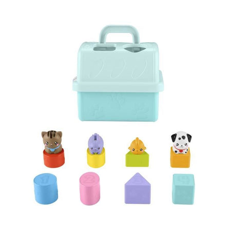 Fisher-Price-Sorter Trasporto Animali Crate-Sorter 8 blocchi HTW93