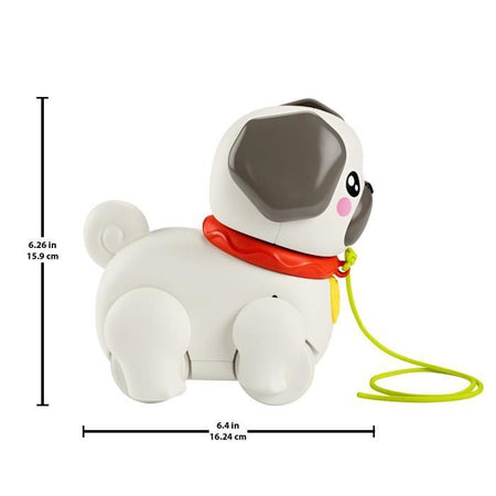 Fisher-Price Il mio carlino cammina giocattolo da tirare per bambini HTW94