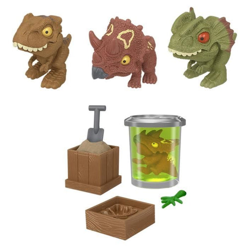 JURASSIC WORLD  Assortimento di figurine  Dinosauri divoratori  MATTEL  HVB29  modello casuale