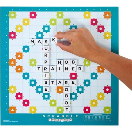 Mattel Games - Classico Scrabble 2 in 1 con tabellone reversibile - Gioco da tavolo - Da 8 anni in su