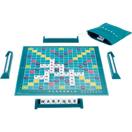 Mattel Games - Classico Scrabble 2 in 1 con tabellone reversibile - Gioco da tavolo - Da 8 anni in su