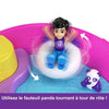 Polly Pocket-Panda Bubble Tea-Box con 2 minifigure e il panda HWN95