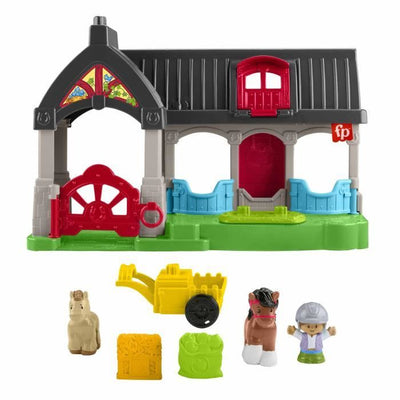 FISHER-PRICE Little People-The Merry Horses stalla con 6 elementi - Fisher-Price - HWR84