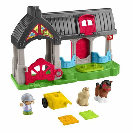 FISHER-PRICE Little People-The Merry Horses stalla con 6 elementi - Fisher-Price - HWR84