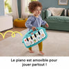 FISHER-PRICE Tappetino per pianoforte - Tappetino per attività con risveglio musicale - Fisher-Price - HWY56