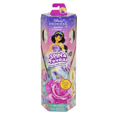 Disney-Spin & Reveal-Bambola Jasmine con accessori e 11 sorprese HXC23