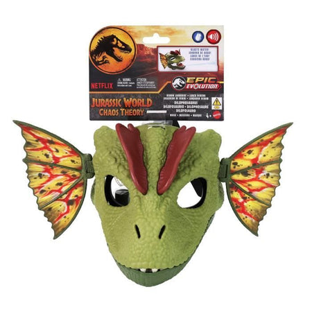 Jurassic World-Dilophosaurus Venom Launcher-Maschera HXF55