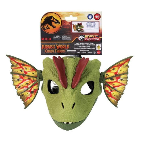 Jurassic World-Dilophosaurus Venom Launcher-Maschera HXF55
