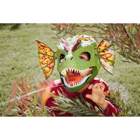 Jurassic World-Dilophosaurus Venom Launcher-Maschera HXF55