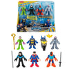Imaginext-DC Super Friends-Deluxe Figure Box con 9 elementi - Imaginext - HXF94