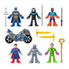 Imaginext-DC Super Friends-Deluxe Figure Box con 9 elementi - Imaginext - HXF94