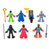 Imaginext-DC Super Friends-Deluxe Figure Box con 9 elementi - Imaginext - HXF94