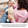 Luce notturna personalizzabile Fisher-Price-My Cuddly Rabbit-Peluche HXG97