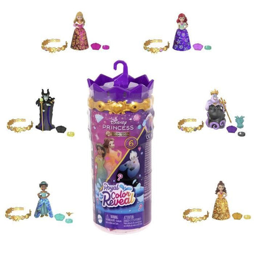 Disney Princesses-Mini-Royalty Dolls Color Reveal-Assortimento HXH16