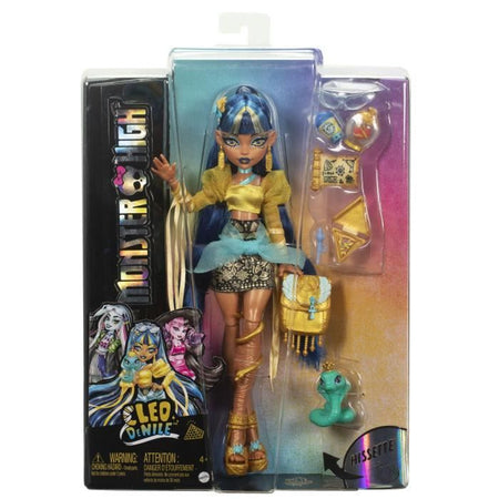 Monster High-Cleo de Nile-Bambola con animale e accessori HXH74