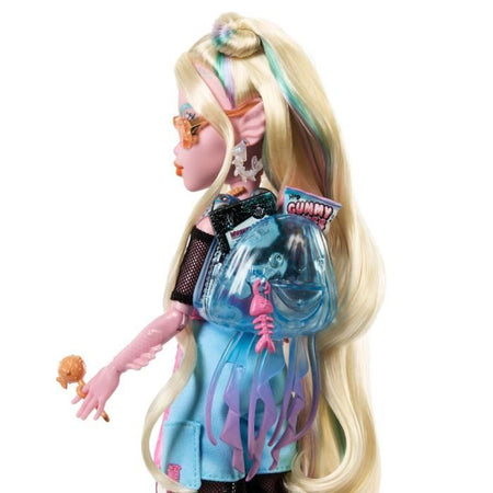 Monster High-Lagoona Blue Doll-Bambola con animali e accessori HXH75