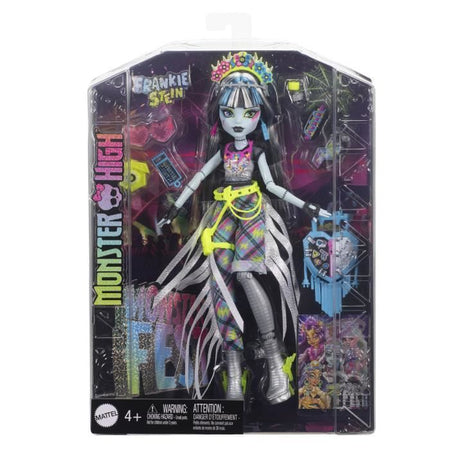 Monster High-Frankie Stein Doll Monster Fest-Bambola e accessori HXH79