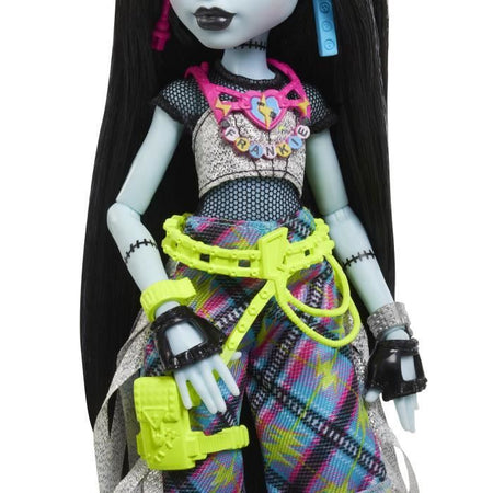 Monster High-Frankie Stein Doll Monster Fest-Bambola e accessori HXH79