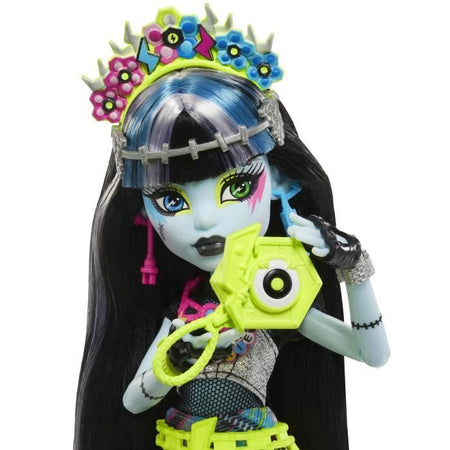 Monster High-Frankie Stein Doll Monster Fest-Bambola e accessori HXH79