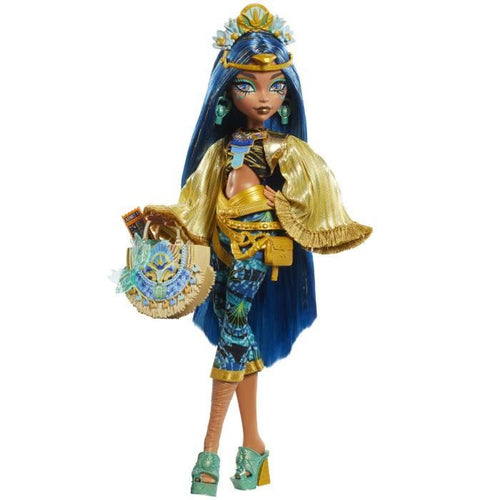 Bambola Monster High Cleo De Nile con vestito Monster Fest HXH81