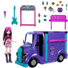 Monster High-Tour Bus Blood-sational Rock-Set con bambola e autobus HXH83