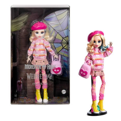 Monster High-Enid Sinclair-Bambola in abito rosa con accessori - Monster High - HXJ05