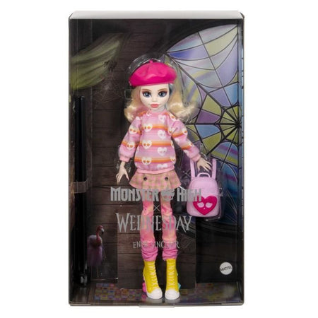Monster High-Enid Sinclair-Bambola in abito rosa con accessori - Monster High - HXJ05