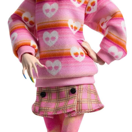 Monster High-Enid Sinclair-Bambola in abito rosa con accessori - Monster High - HXJ05