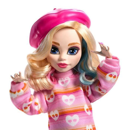 Monster High-Enid Sinclair-Bambola in abito rosa con accessori - Monster High - HXJ05