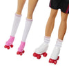 Barbie-Fashionistas-Box di bambole e accessori per pattini a rotelle HXK90