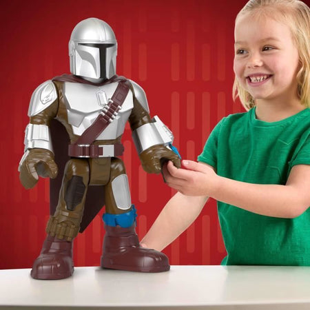 Imaginext-STAR WARS-The Mandalorian Figura XXL, 40 cm HXT20