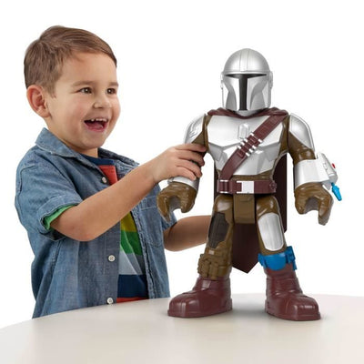 Imaginext-STAR WARS-The Mandalorian Figura XXL, 40 cm HXT20