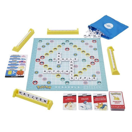 Pokémon Scrabble - Gioco da tavolo per famiglie con 2 modalità di gioco HXT27