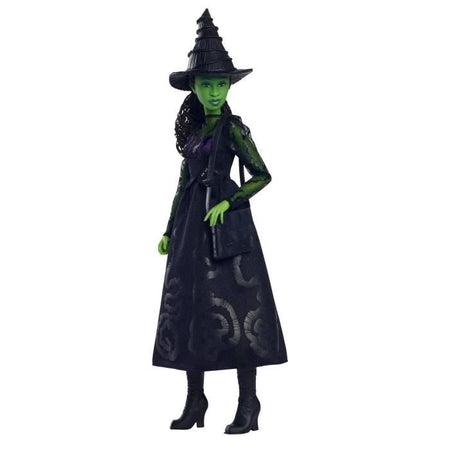Bambola Mattel-Wicked-Elphaba con accessori e vestiti rimovibili - Wicked - HXT62