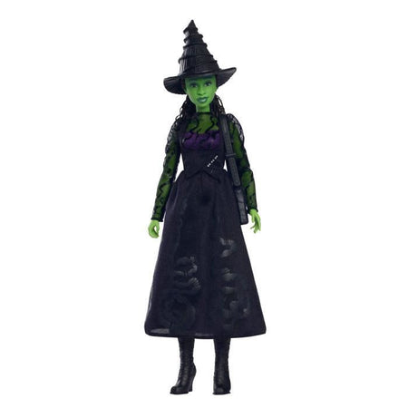 Bambola Mattel-Wicked-Elphaba con accessori e vestiti rimovibili - Wicked - HXT62