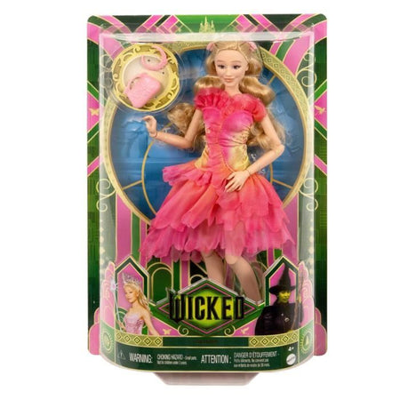 Mattel-Wicked-Glinda Bambola con accessori e vestiti rimovibili - Disney - HXT63