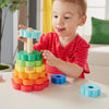 Impilatore ad anelli Fisher-Price con 10 pezzi in legno HXT77