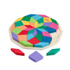 Puzzle mandala in legno Fisher-Price-Puzzle con motivi geometrici da 40 pezzi HXT94