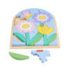 Fisher-Price-Fiori in Legno Puzzle-Puzzle da 37 pezzi per la scuola dell'infanzia HXT97