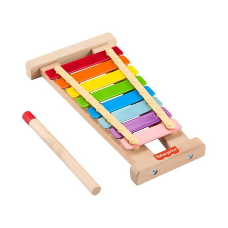 Xilofono in legno Fisher-Price, strumento musicale con 2 pezzi HXV13