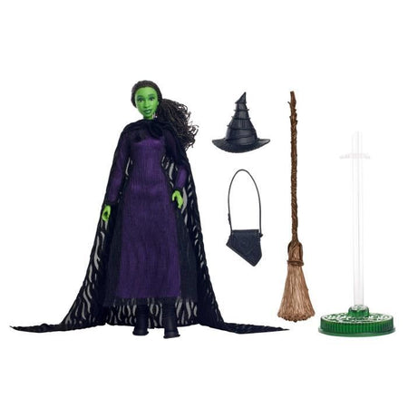 Bambola Mattel-Wicked-Elphaba con capelli intrecciati e pose multiple - Wicked - HXY38