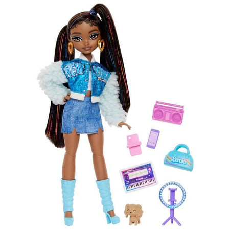 BARBIE Dream Team Brooklyn - Bambola e 8 accessori - Barbie - HYC22
