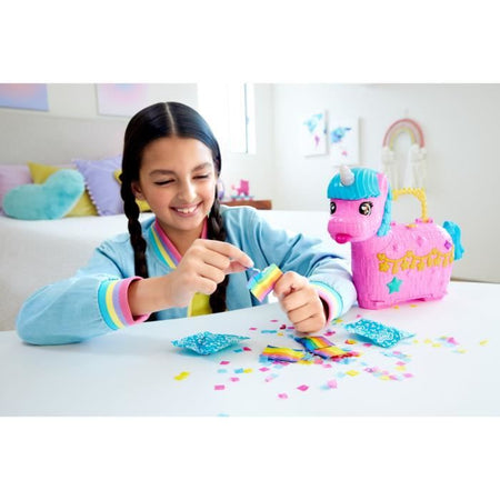Polly Pocket-Gli unicorni stanno organizzando una scatola per feste con 2 minifigure HYD96